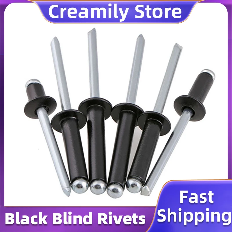 

Creamily Aluminium Dome Round Head Pop Open Hollow Pull Blind Rivets Decoration Nail Rebite Bolt Dropper Self-plugging Rivet