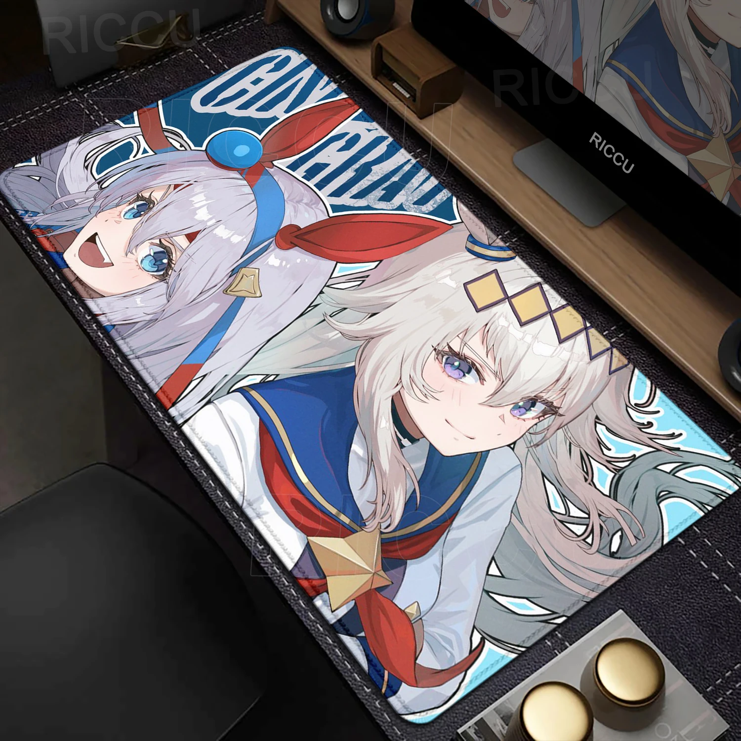 

Umamusume Mousepad HD Printing Gamer Computer Lock Edge Non-slip Oguri Cap Mouse Pad XXL PC Gaming Desk Accessories Extended Pad