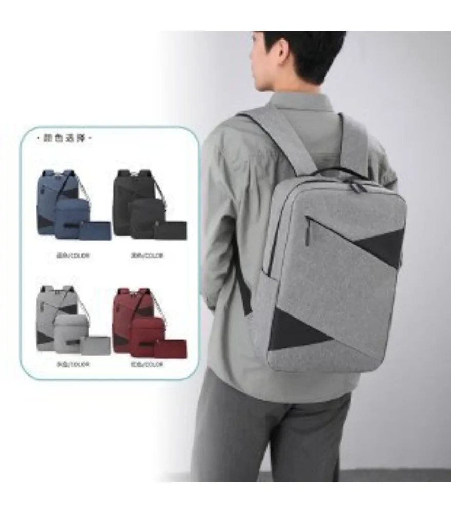 Backpack Men's Large Capacity Mountaineering Bag Middle School High School College Student School Bag Tide Bag Computer Backpack