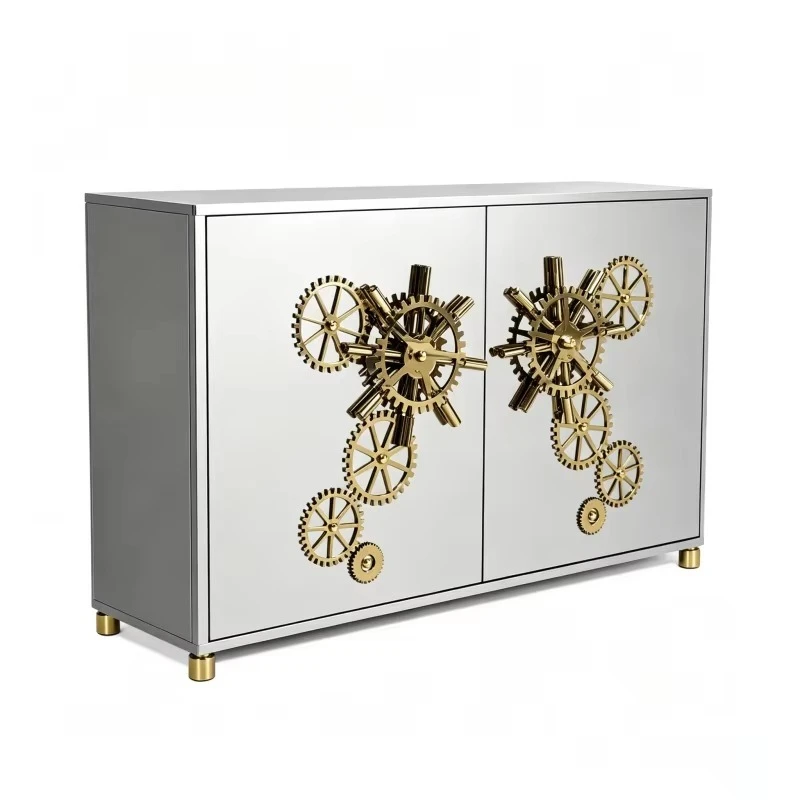 Mechanical Gear Stainless Steel Pantry Light Decorative Locker Living Room Dining Room