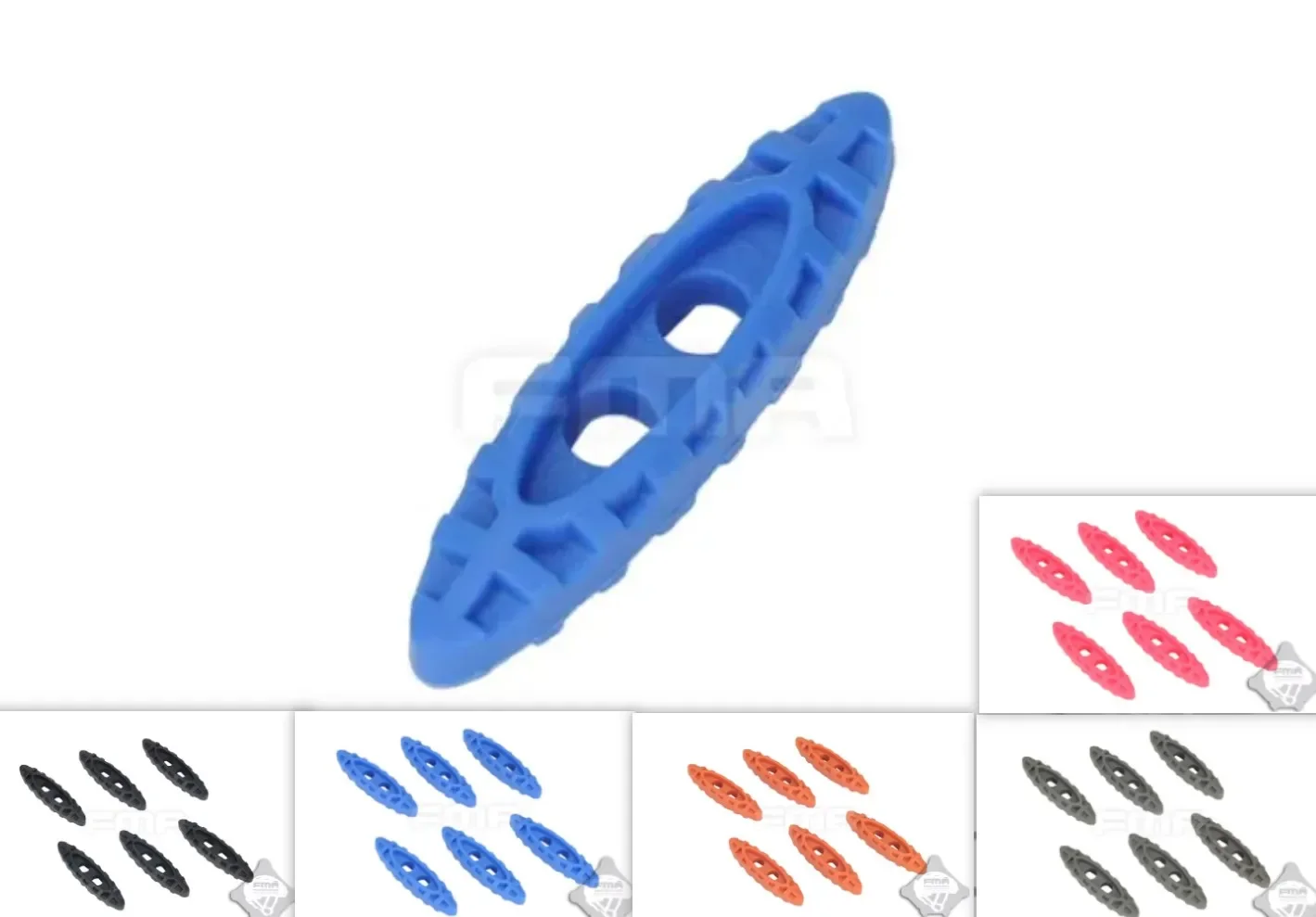 Mosquetón para cordón color rosa azul negro – cierre seguro - imagen 4