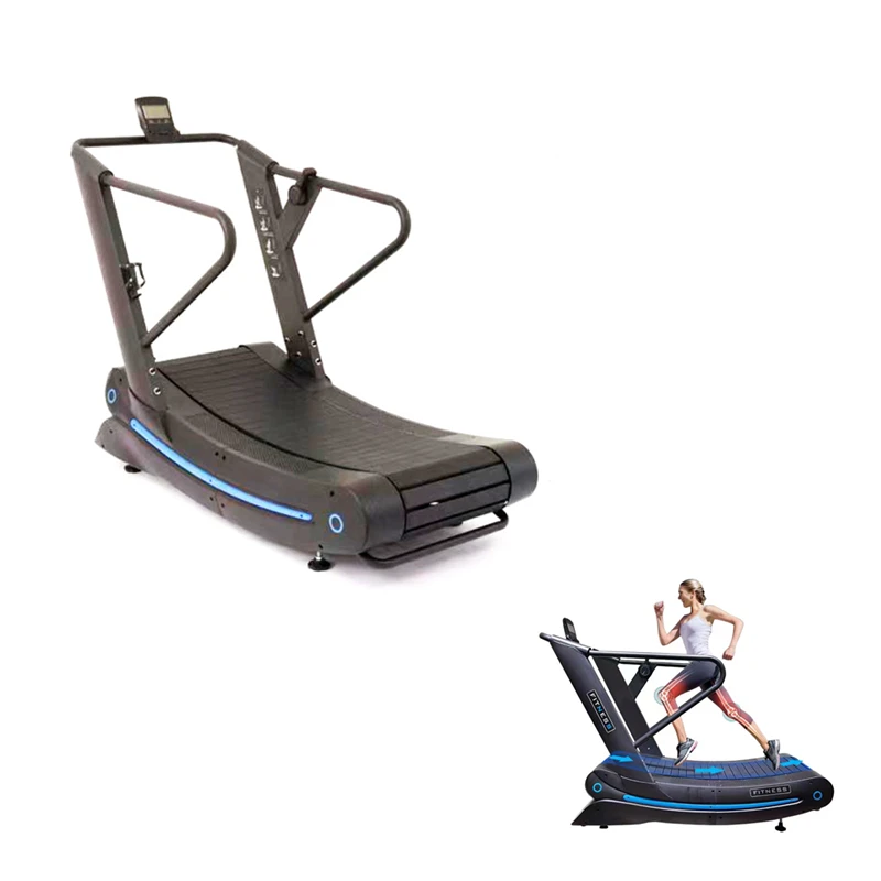 For Latest Arrival Fitness Running Bending Unpowered Treadmill