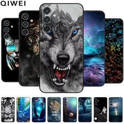 Phone Cover for Samsung A16 5G Case Cute Animal Cool Wolf Silicone Soft Bumper for Samsung Galaxy A16 4G A 16 2024 TPU Coque Bag