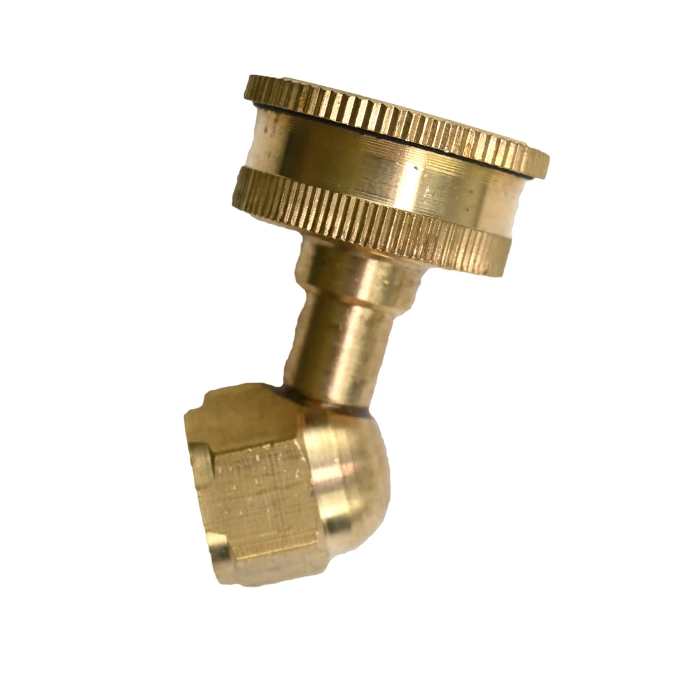 5Pcs Copper-Tone Brass Garden Nozzle with 1/4' Thread - Precision 4 Holes for Pesticide Watering Systems