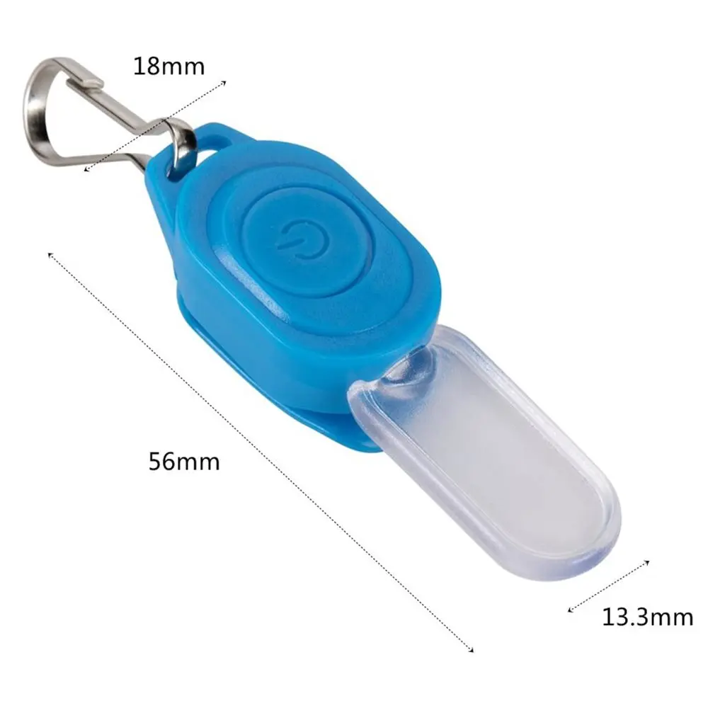LED Night Running Clip Light Keychain Flashlight Mini Portable Self-defence Light Pet Glow Pendant Light Outdoor Warning Light