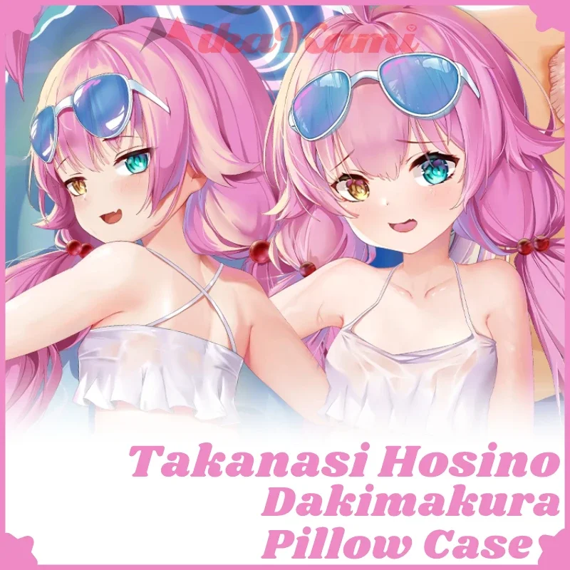 Takanasi Hosino Dakimakura Blue Archive Pillow Case Sexy Pillowcase Full Body Hugging Otaku Cushion Cover Bedding Home Decor