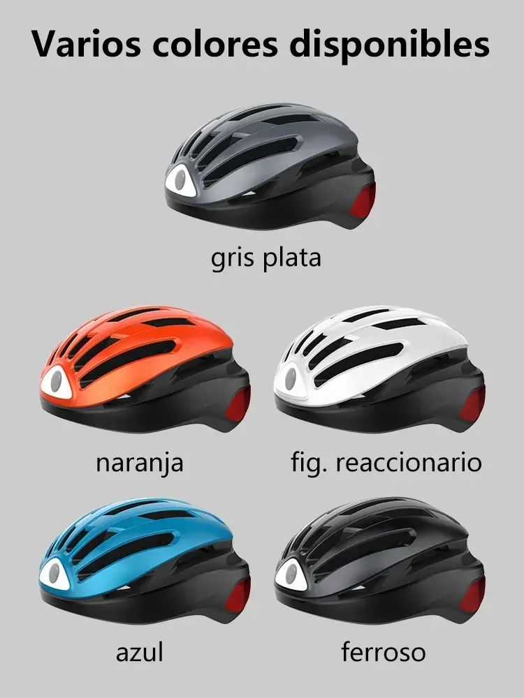 Bike Helmet With Integrated BT Camera USB Rechargeable LED Lights Stay Connected Capture Your Ride Casco De Bicicleta