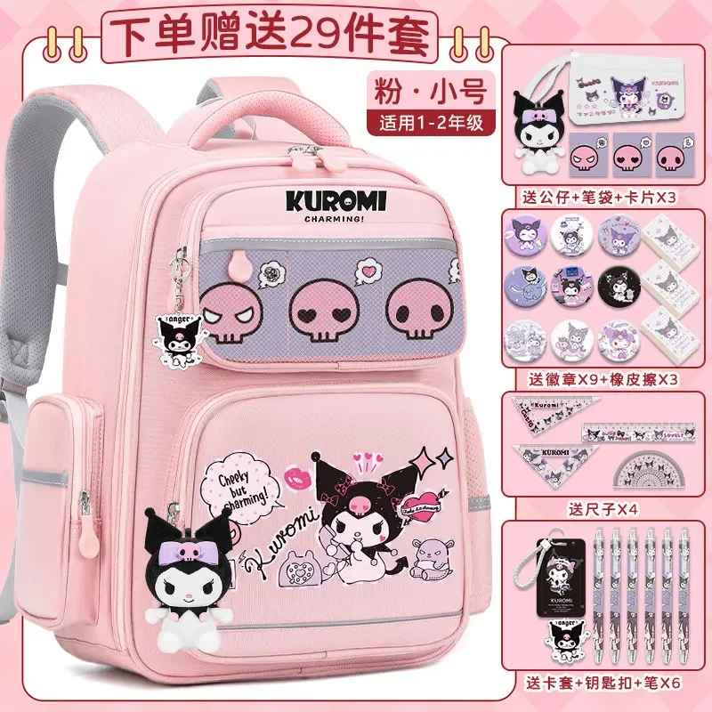 Sanrio-mochila escolar Clow M para estudiantes, resistente a las manchas, informal y ligera de gran capacidad, bonita mochila de dibujos animados