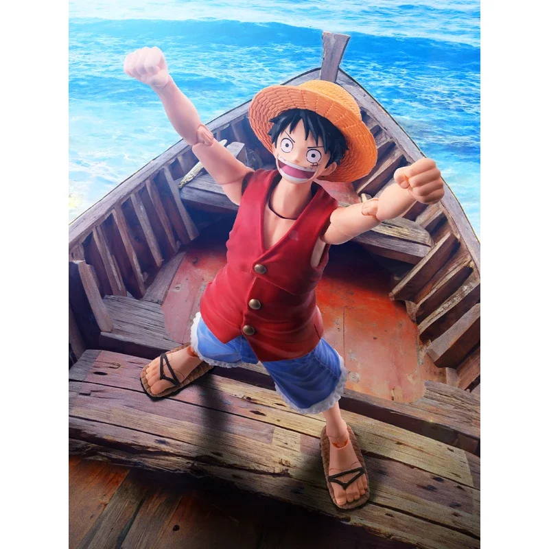 Bandai-ألعاب شخصيات الحركة قطعة واحدة ، S.H.Figuarts ، SHF ، monmond D ، Luffy ، Nami ، الرومانسية ، الفجر ، نماذج أنيمي ، أصلية ، متوفرة بالمخزون