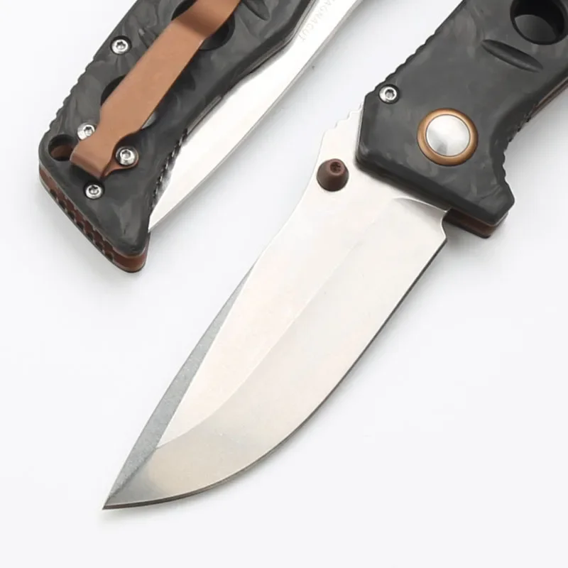 Farfalla BM273-3 coltello pieghevole tascabile lama Magnacut manico in fibra di carbonio caccia tattica campeggio EDC coltelli strumento di sopravvivenza