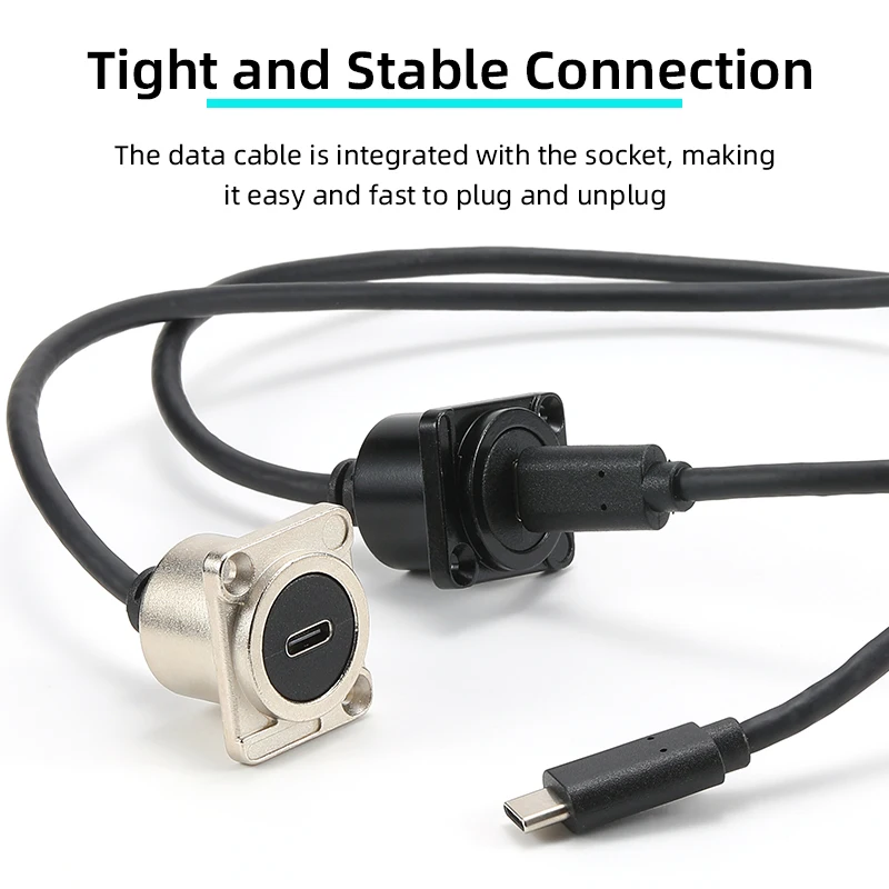 0.5 - 1m Металлический USB3.1 Тип C кабель расширения данных разъем USB разъем встроенного адаптера подходит для телефонной автомобильной грузовой и мотоциклетной промышленности
