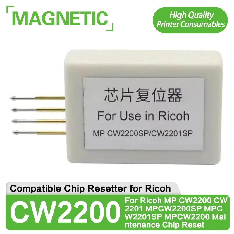 CW2200 Ink Cartridge Chip Resetter Compatible For Ricoh MP CW2200 CW2201 MPCW2200SP MPCW2201SP MPCW2200 Maintenance chip Reset