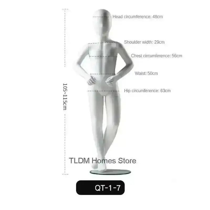 Mannequins Full Props Children's Body 2024 Newest Children's Clothing Store Model Kid's Clothes Child Mannequin Display Stands
