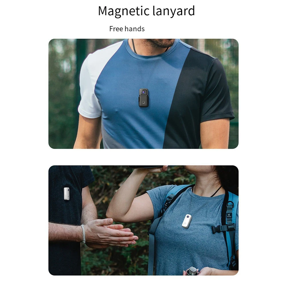 N91R-For SJCAM C100/C200 Series Accessories Magnetic Lanyard Can Be Use For C100 / C100 Plus C200 Mini DV