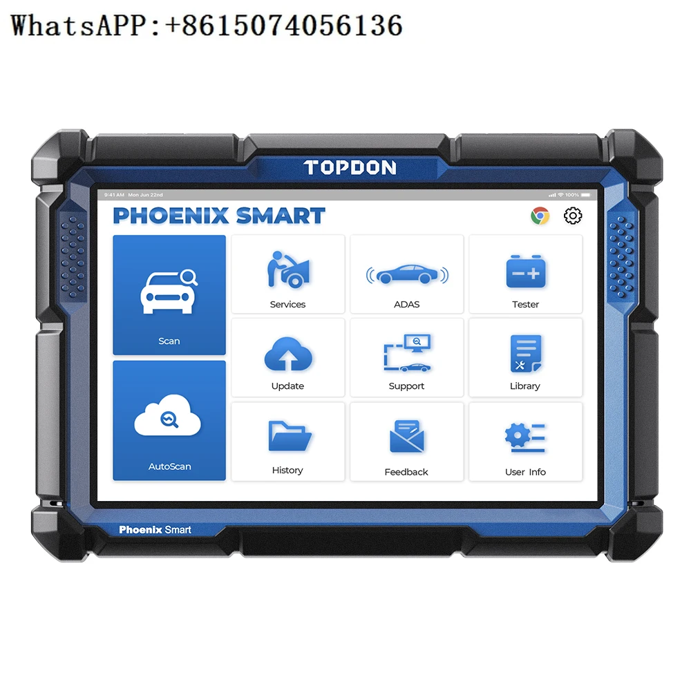 Topden Phoenix Intelligent 12V 24v General Diagnostic Scanner Tool for Heavy Vehicles, Trucks and Cars for All Heavy Equipment