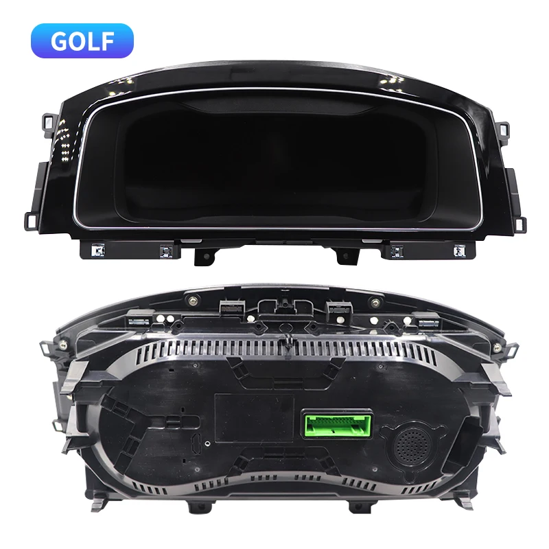 12.3 inch Smart LCD Automobile Instrument Panel Modification Digital Auto Meter Oil Instrument Panel for GOLF 7