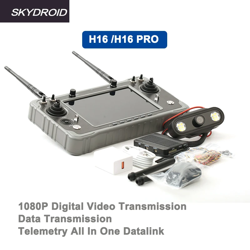 

SKYDROID H16 / H16PRO 108OP 10-30km digital image transmission + Data Transmission +Telemetry all in one datalink