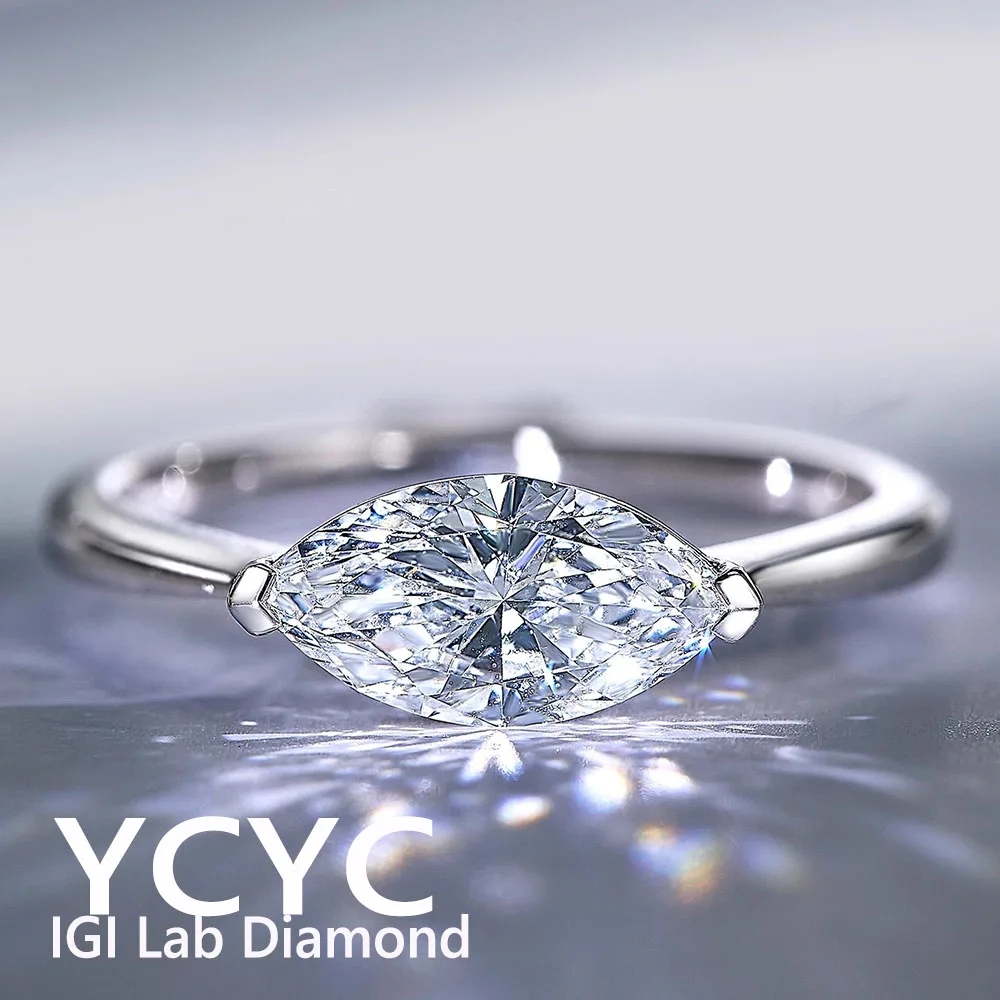 

Marquise Cut Wedding diamond diamond 14K gold cultured diamond Lab synthetic diamond fashion jewelry wholesale customizatio ﻿