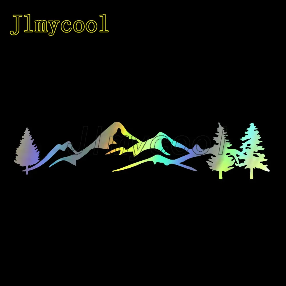 3D 15X3.5CM Car Stickers Mountain Range Graphics Decals Car Styling And Funny Motorcycle Vinyl Decal Decal Stcker