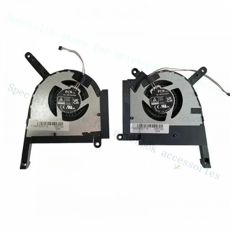 A+ CPU GPU Cooling Fan For Asus TUF Gaming F15 FX507 FX507Z FX507ZM FA507R 12V 5V