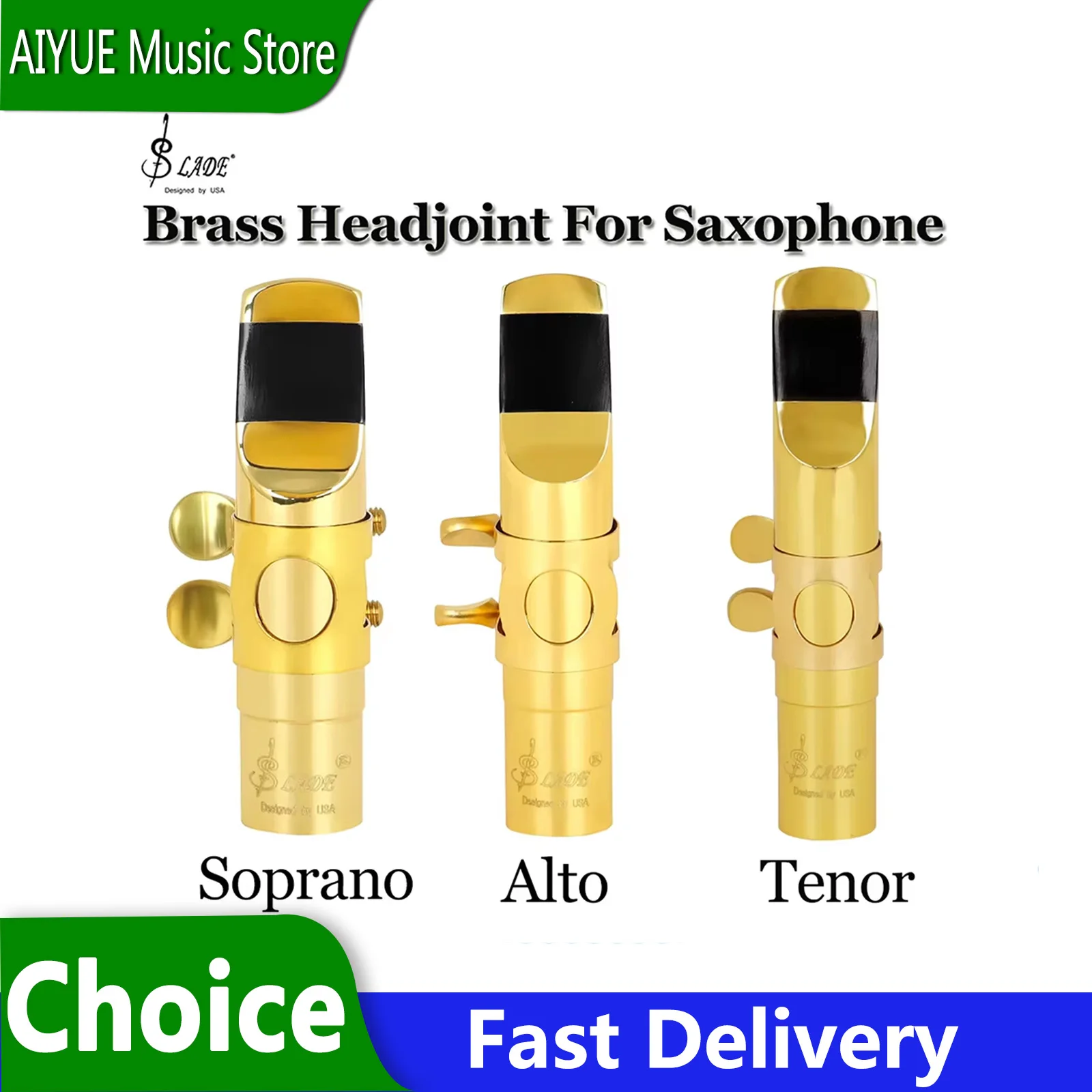 

Защитный колпачок для мундштука саксофона SLADE (алт/сопрано/тенор), латунный, для сопрано-саксофона, запчасти для музыкальных инструментов