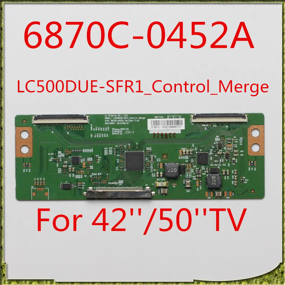 

6870C-0452A логическая плата 6870C 0452A LC500DUE-SFR1_Control _ материнская плата для ЖК-телевизора, оригинальная логическая плата T-con 6870C0452A