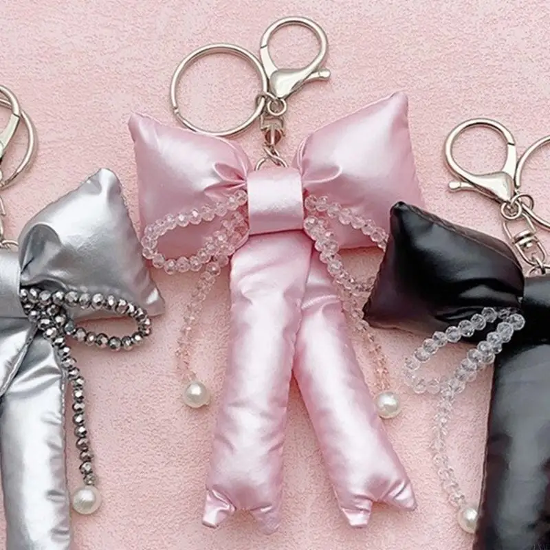  Lovely Padded Keychain for Those Who Appreciate Sweet Charm Bag Pendant Keyring