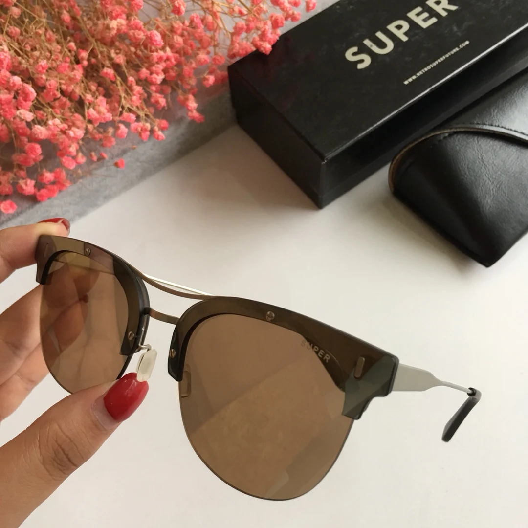 

New ADITA DTS403 LXN-EVO Stylish Green Acetate Frame Square Womens Sunglasses Gradient Premium Business Luxury Men's Sun Glasses