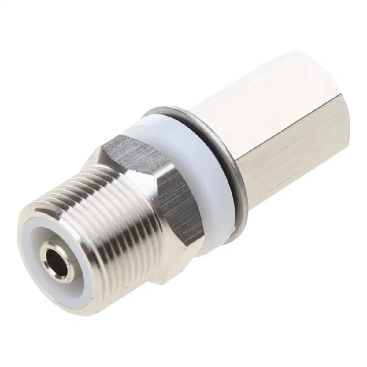 #72F RF coaxial connector,2Pcs S216 3/8-24 to SO239 Antenna Mount Adapter (Silver)