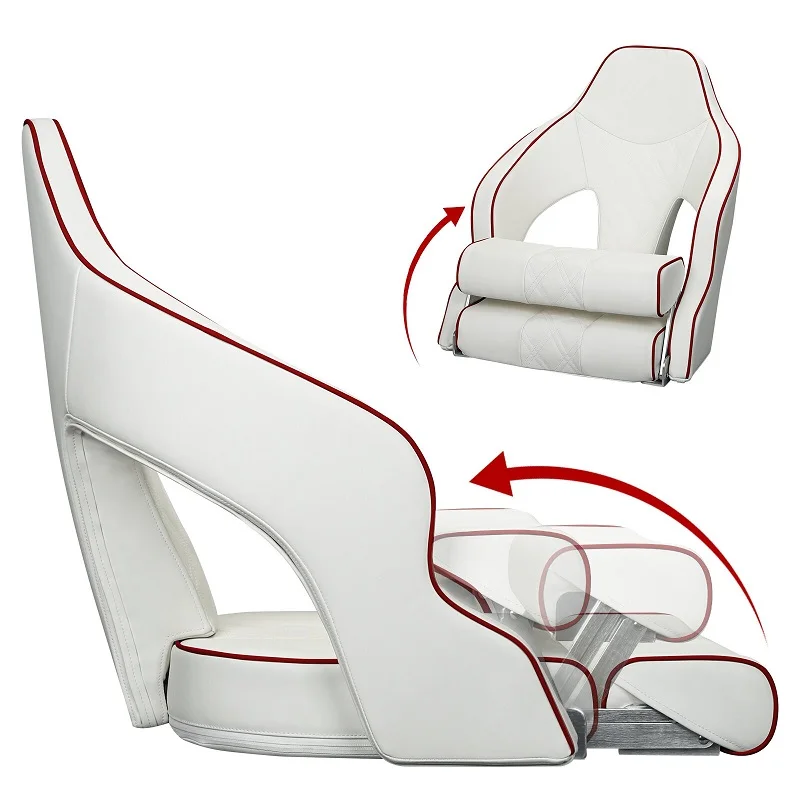 Asiento marino del barco abatible del logotipo personalizado del asiento del barco de lujo impermeable de alta calidad