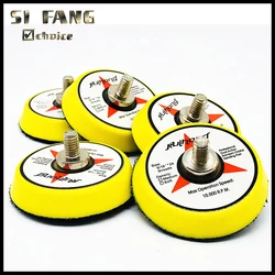 Orbital Sanding Pad Plate 1/2/3/4/5/6 Inch Hook Loop For Air Sander Car Polisher Buffing M6 M8