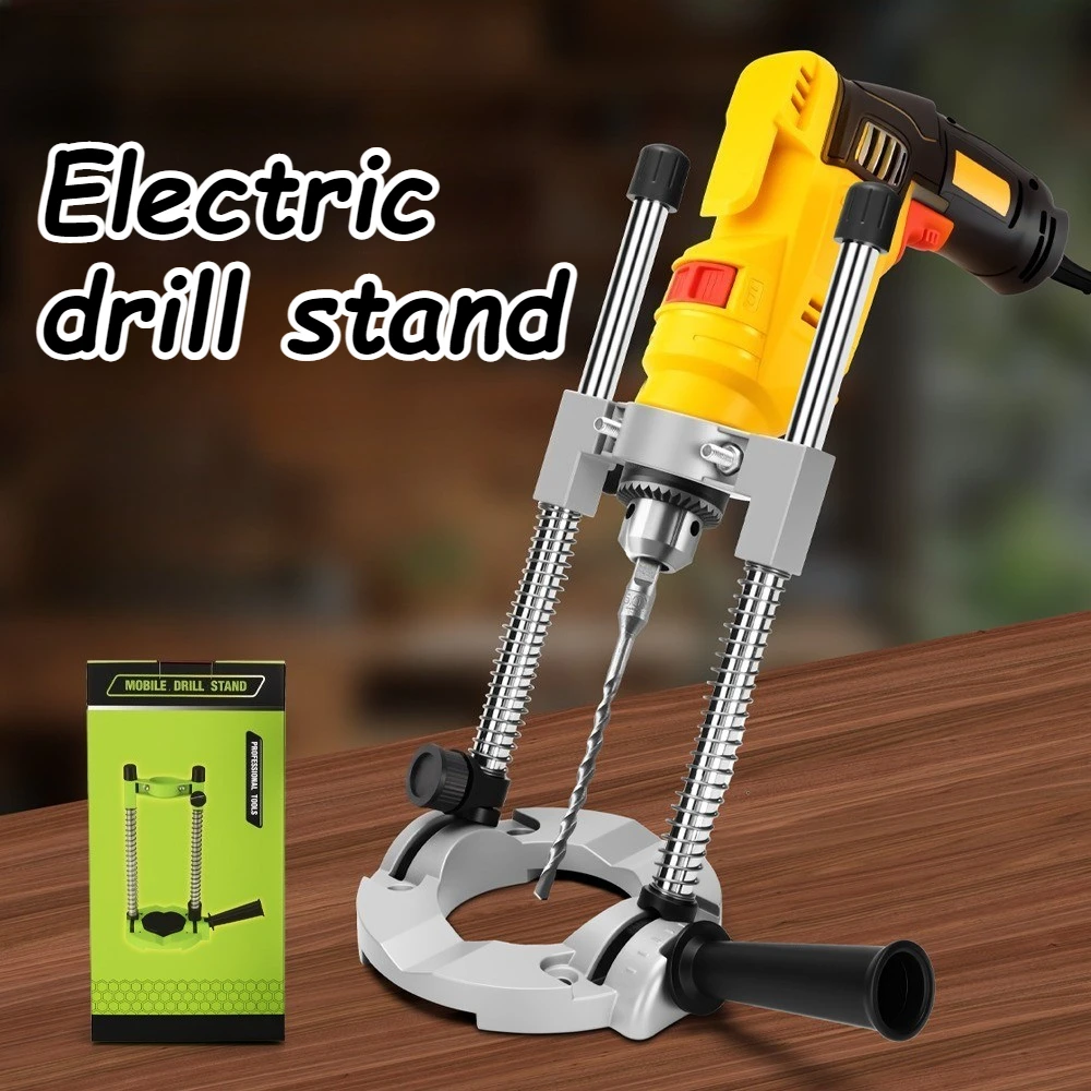 Drill Positioning Stand Jig Multi-Angle Adjustable Drilling Guide Bracket Stable Punching Tool for Electric Drill Woodworking