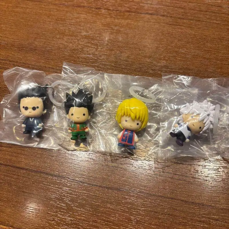 Bandai Gashapon Hunter X Hunter Keychain Pendant Gon Killua Hisoka Leorio Kurapika Mini Figure Bag Ornament For Anime Fans view 4