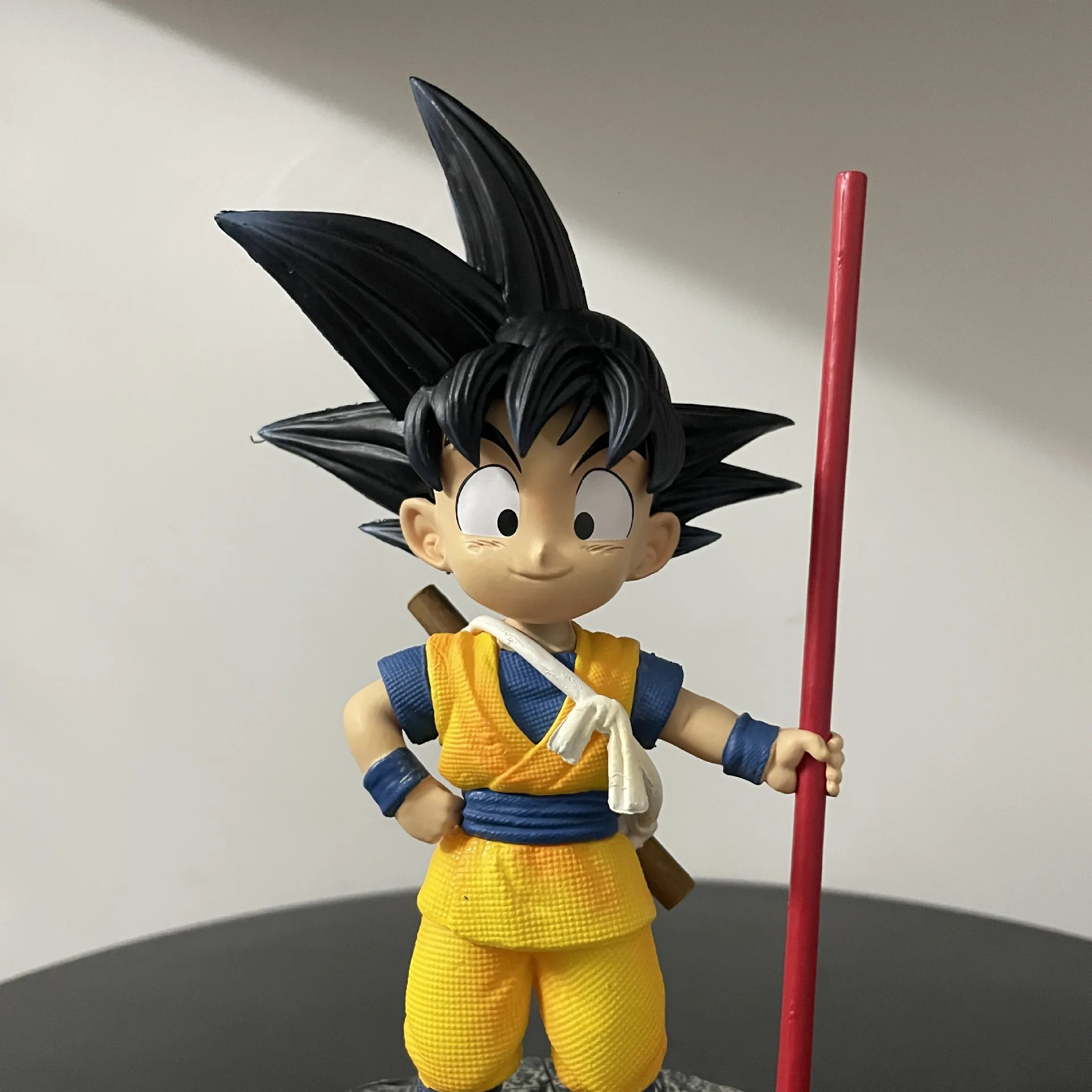 18cm Dragon Ball Goku wygląd dzieciństwa klasyczny obraz Anime Model figurki Gk kolekcja statua dekoracja stołu ozdoba zabawka