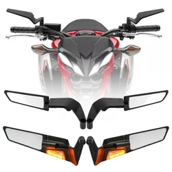 For Yamaha MT07 MT09 FZ07 FZ09 MT03 MT10 FJ09 Motorcycle Stealth Winglets Mirror Kits To Rotate Adjustable Mirrors