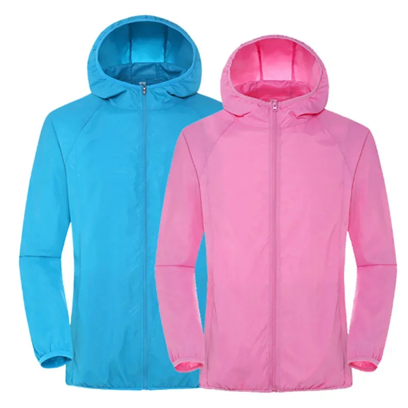 Outdoor Clothing Women's Men's New Quick-drying Skin Windbreaker Camping Fishing Trekking Running Cardigan