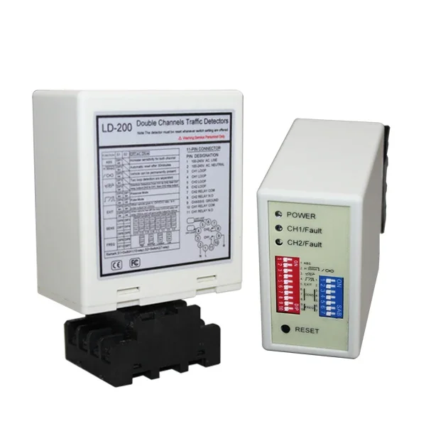 

Factory Production Dual Channel Vehicle loop Detector Hot Sell Vehicle loop detector for sale
