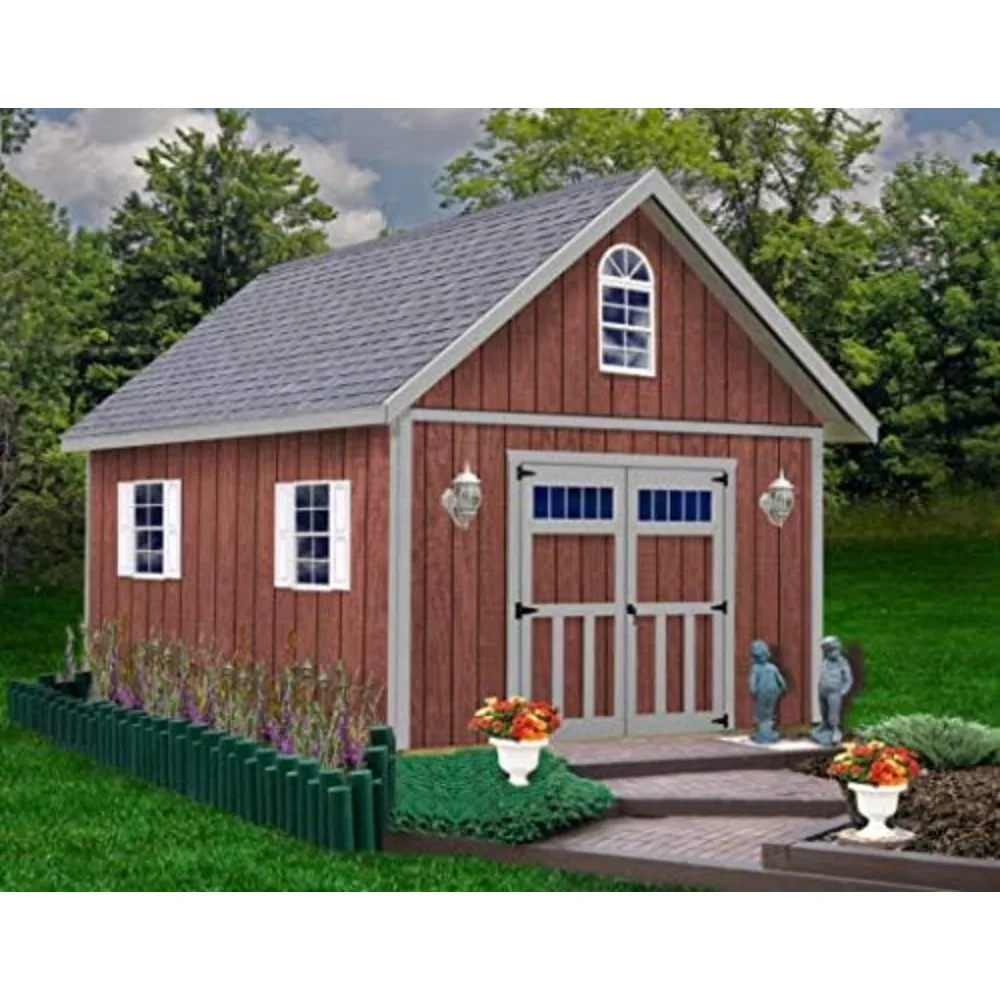 Sheds & Storage 12 ft. x 16 ft. Wood Storage Shed Kit without Floor, Sheds & Storage