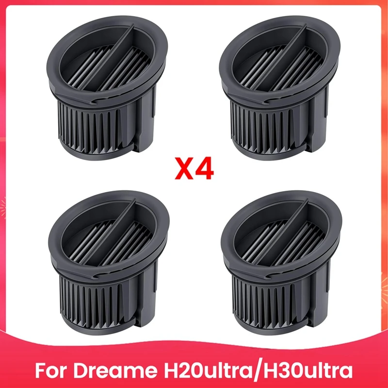 

4PCS Vacuum Robot Filter Accessories For Dreame H20ultra H30ultra Vacuum Robot To Keep Home Cleanliness