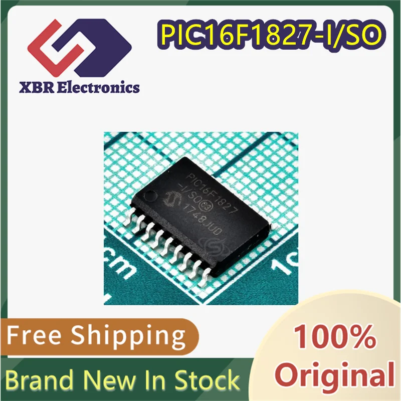 

(5/50 pieces) PIC16F1827-I/SO PIC16F1827 SOP18 8-bit Microcontroller MCU Chip IC Brand New Original Free Shipping