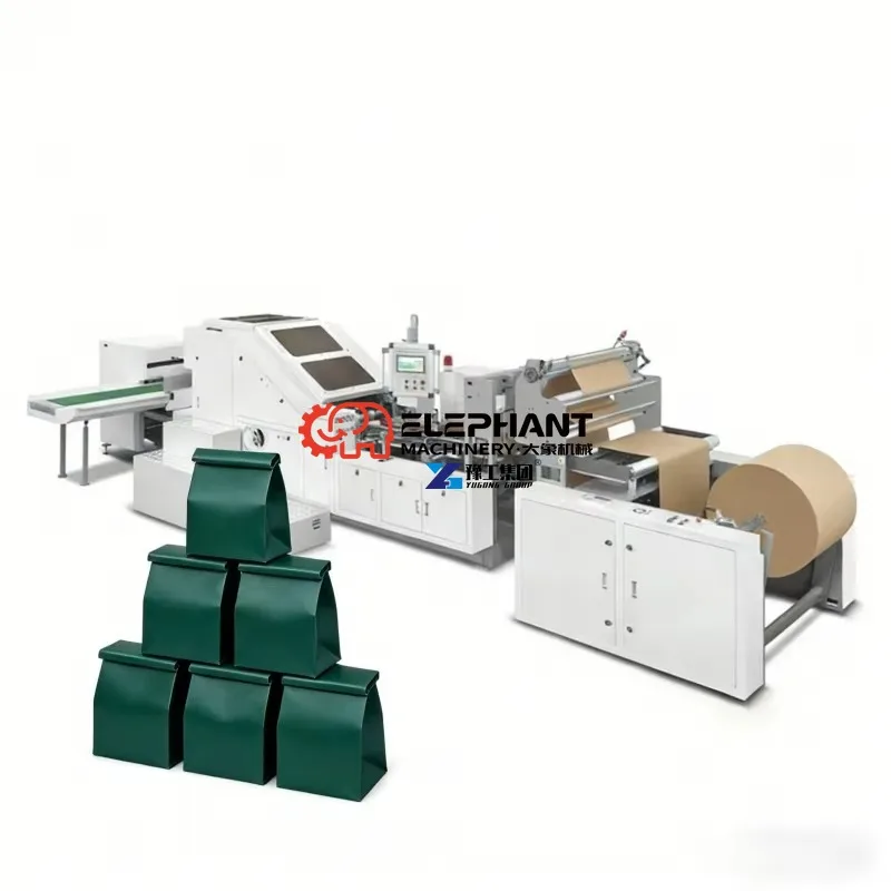 Factory Direct Paper Bag Machine Fully Automatic Industrial High Efficiency Paper Bag Production Line Equipment