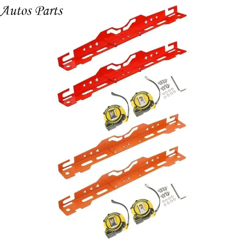 57BA Aluminum Wheel Alignment Tool Plates with Hanging Holes Vehicles Maintenance Tool for Convenient Wall Mounted Storage