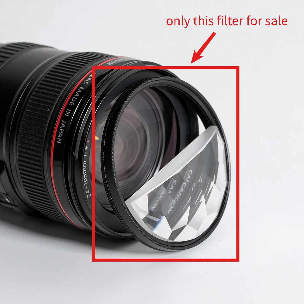 

1 шт., 77 мм, полумесяц, калейдоскоп, фрактальный фильтр, фотография, видео, размытие, аксессуар для объектива зеркальной камеры