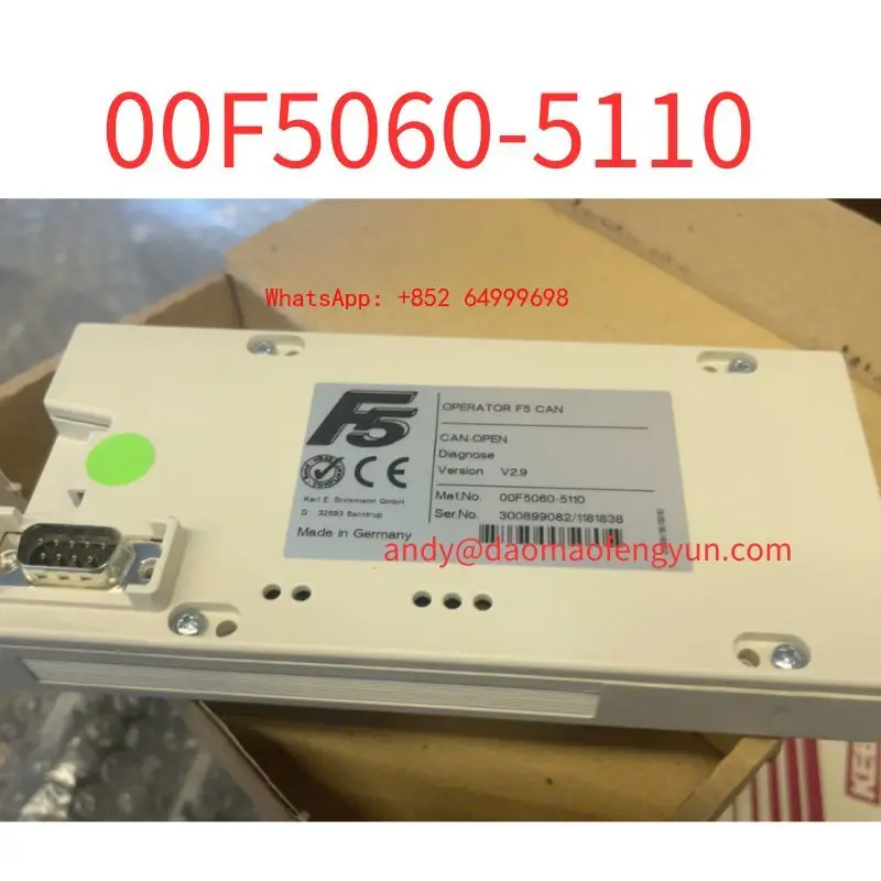 Second-hand F5 frequency converter panel 00F5060-5110 test OK