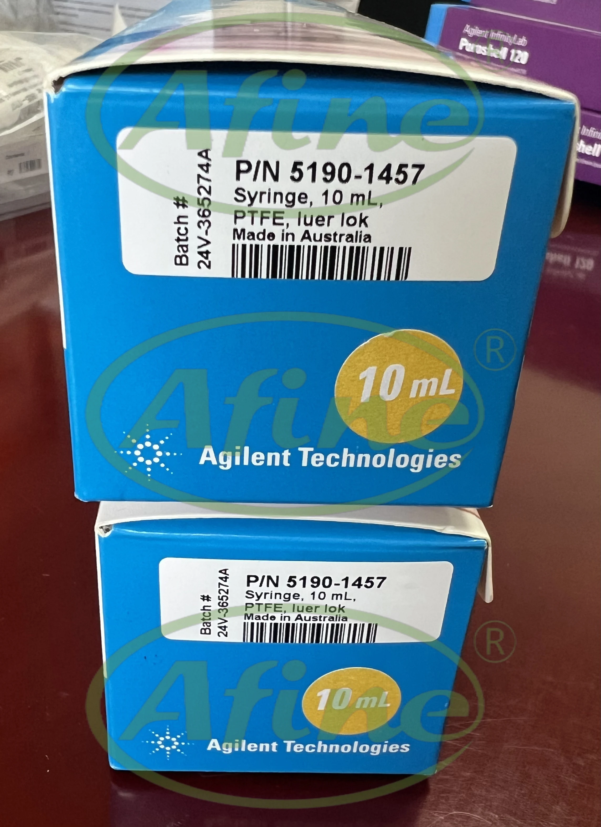 

AFINE Agilent Manual Syringe, 5190-1457, 10 mL, Luer Lock, PTFE-Tip Plunger