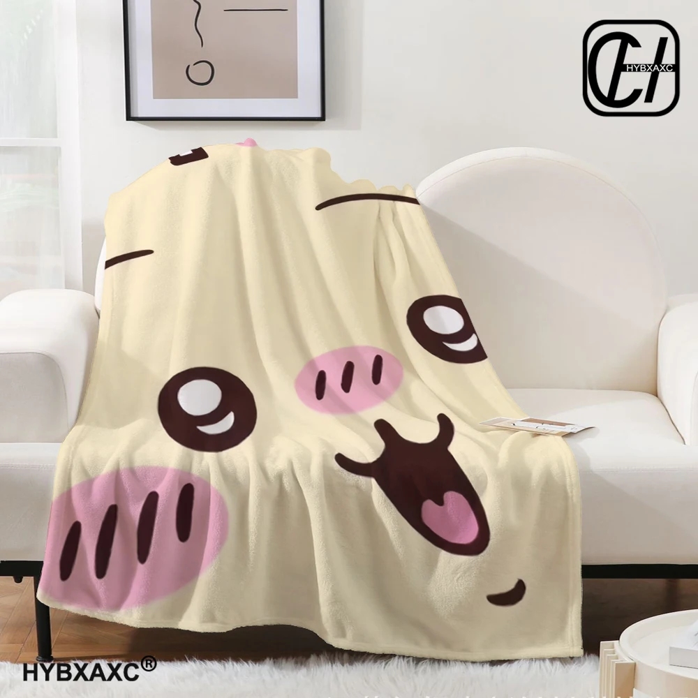 

1 PC Chiikawa blanket - Lightweight Flannel Throw for sofa, travel, camping, living rooms, offices, chairs, beds,picnic blanket