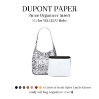 Purse Organizer Insert Fit for YSL LE5A7, Dupont Paper Inside Storage Bag Lightweight Inner Liner Purse Organizer Bag In Bag