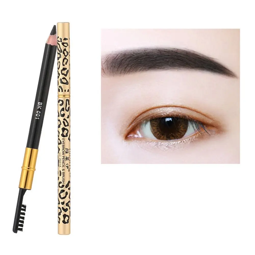 Microblading Marker Pen Metal Case Cosmetics Eye Brow Tint Permanent Tattoo Pen Eyebrow Pencil with Brush Eyebrow Enhancer