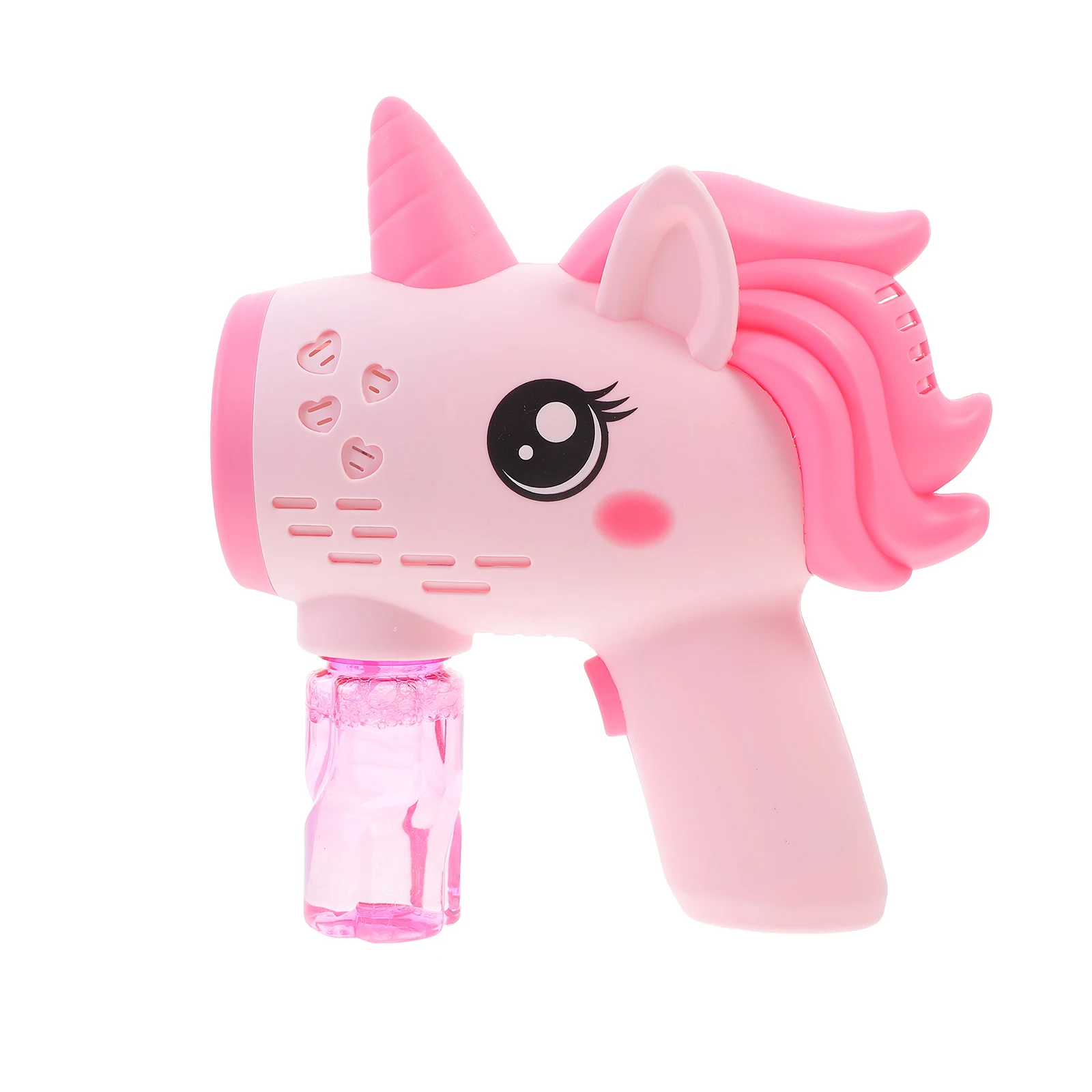 

Bubble Machine Handheld Automatic Pink Toy for Kids Lightweight Portable Outdoor Fun Practical Gifts Cartoon Design