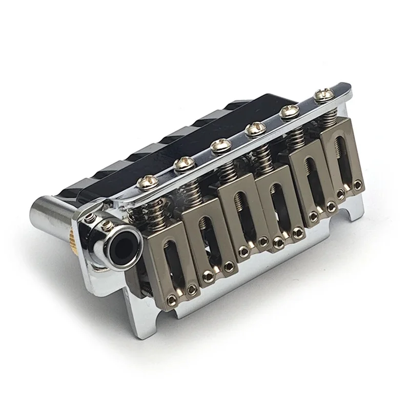 

A51Q-Для деталей электрогитары, маленькая система двойной блокировки, расстояние между струнами 10,5 мм, черное сиденье для моста тремоло